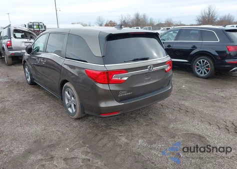 2018 Honda Odyssey Ex-L from USA, damaged, VIN 5FNRL6H73JB053670